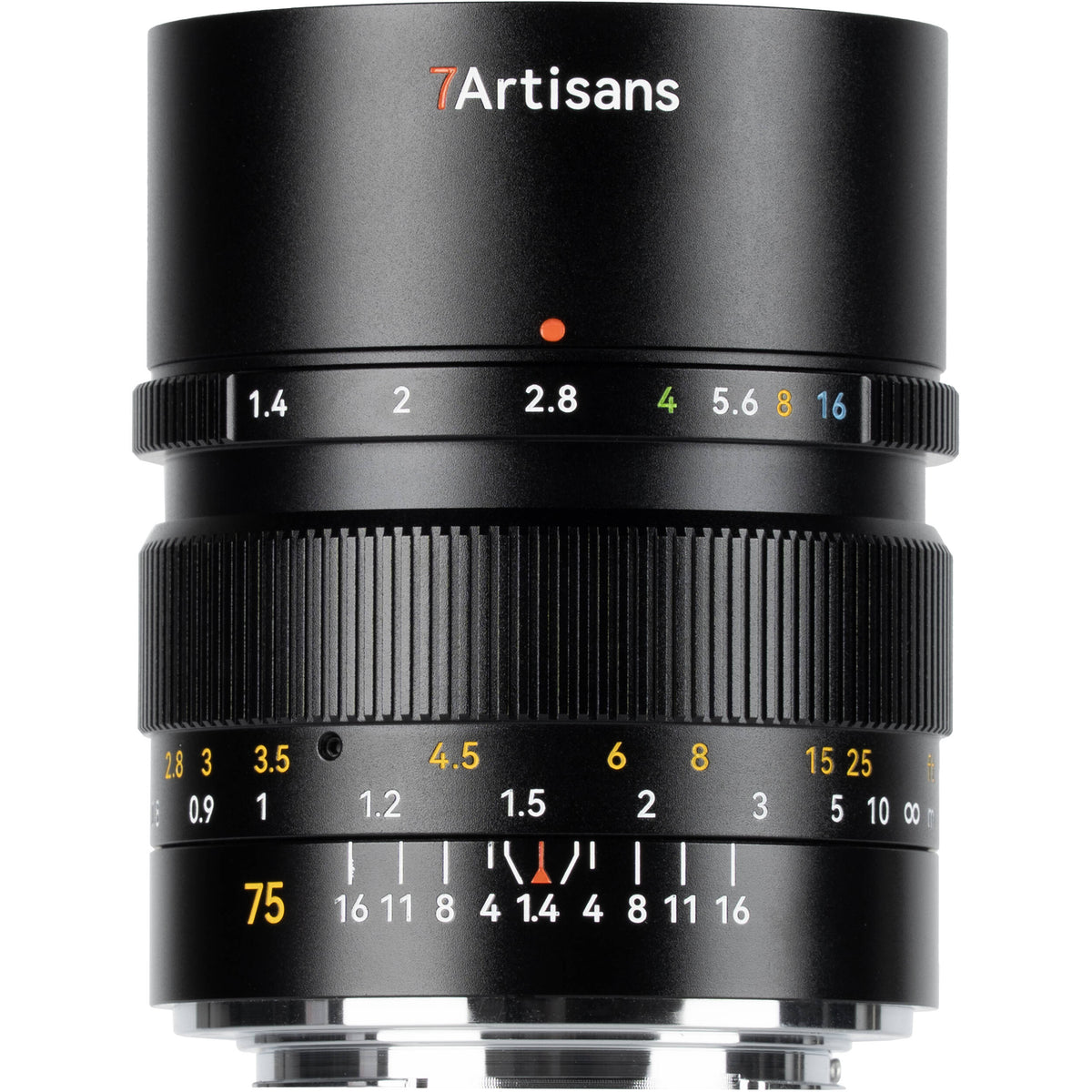 Lente 7Artisans 75mm f/1.4 - vista principal