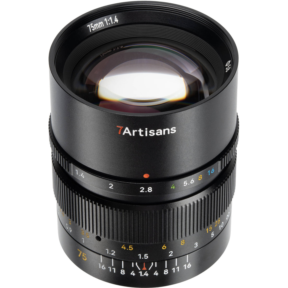 Lente 7Artisans 75mm f/1.4 - detalle