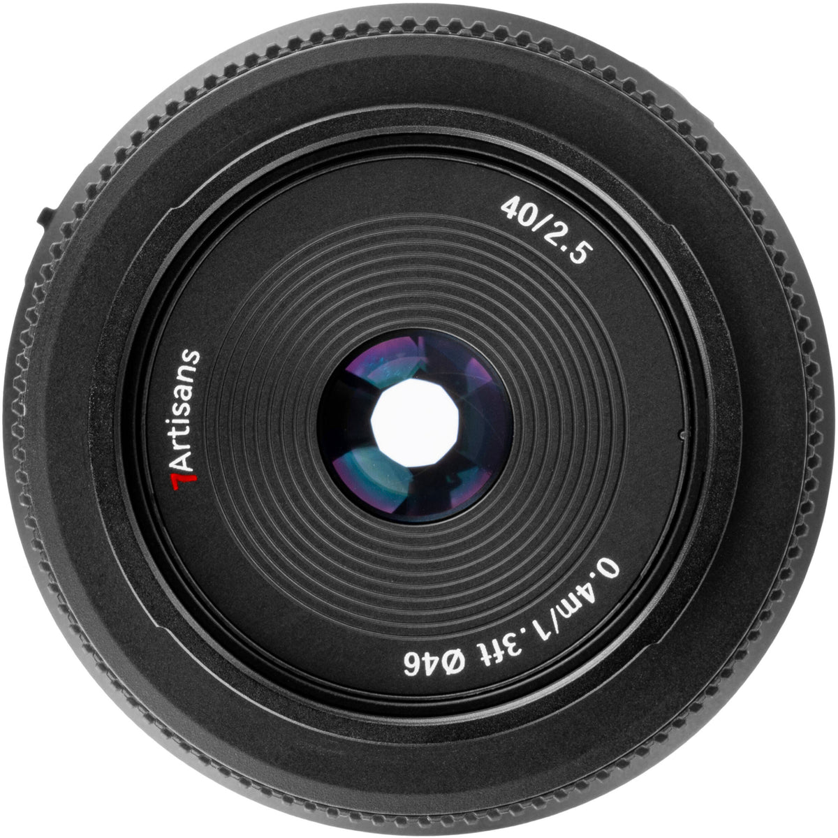 Lente 7Artisans AF 40mm f/2.5 - contenido de la caja