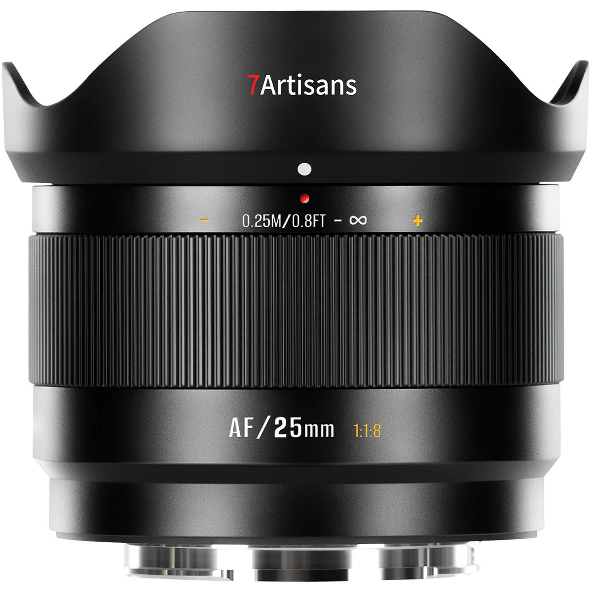 Lente 7Artisans Lite Series 25mm f/1.8 AF (Negro) - vista principal