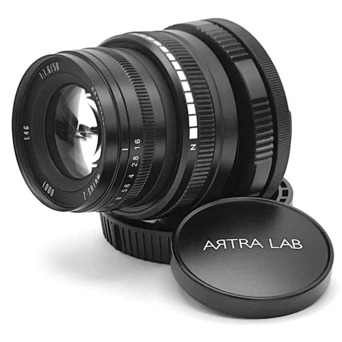 Lente Artra Lab Motus 50mm f/1.6 Tilt-Shift - vista trasera