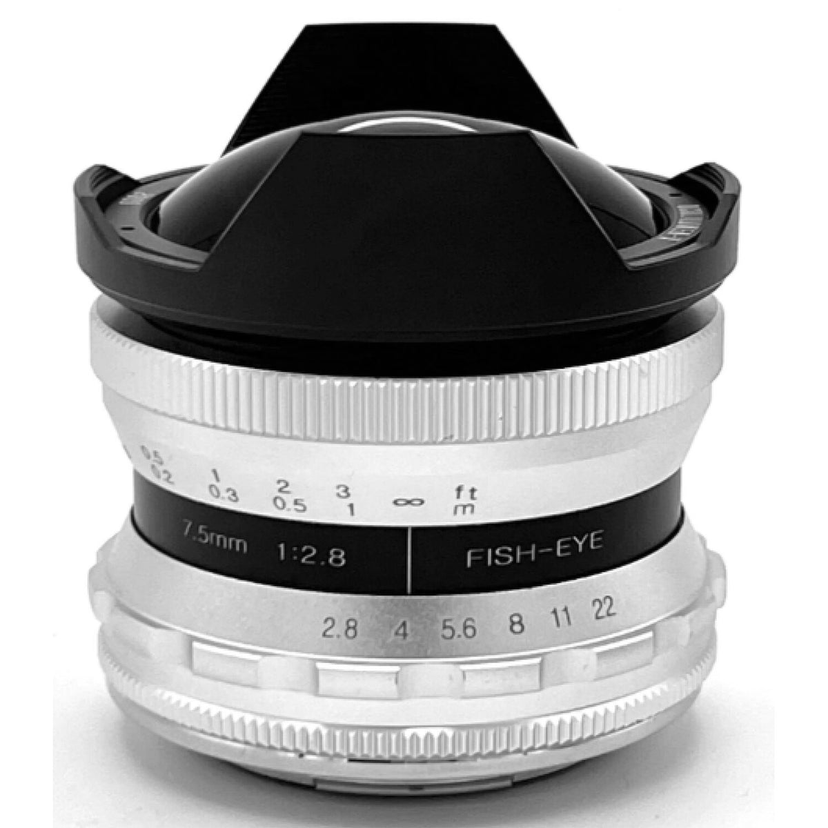 Lente Artra Lab Oculilumen 7.5mm f/2.8 Fisheye (Plateado) - vista principal