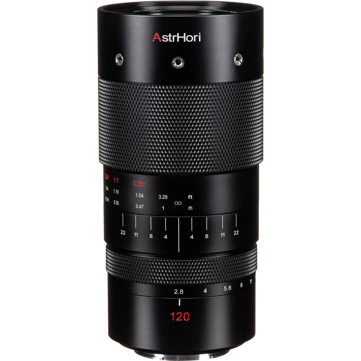 Lente AstrHori 120mm f/2.8 2X Macro (Plateado) - vista principal
