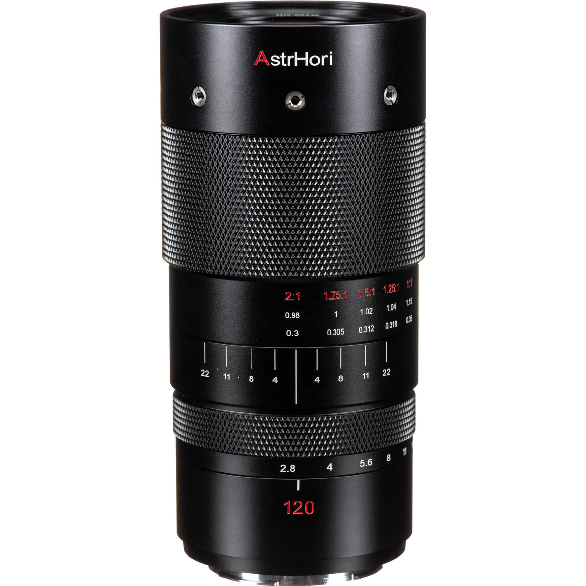 Lente AstrHori 120mm f/2.8 Full-Frame Macro - vista principal