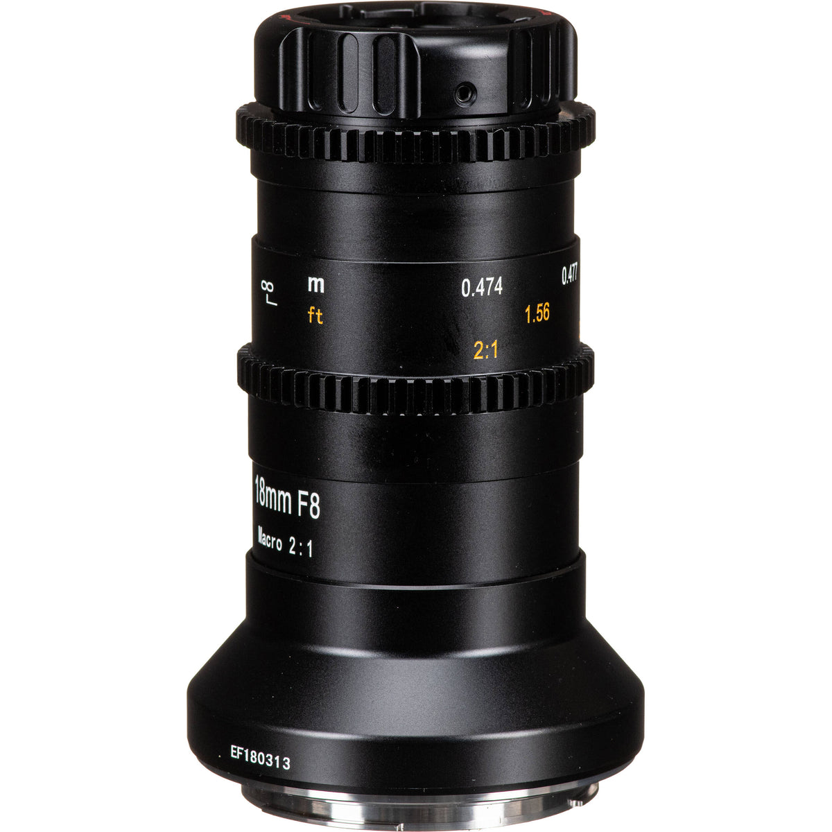 Lente AstrHori 18mm f/8 Macro Probe Set - vista trasera