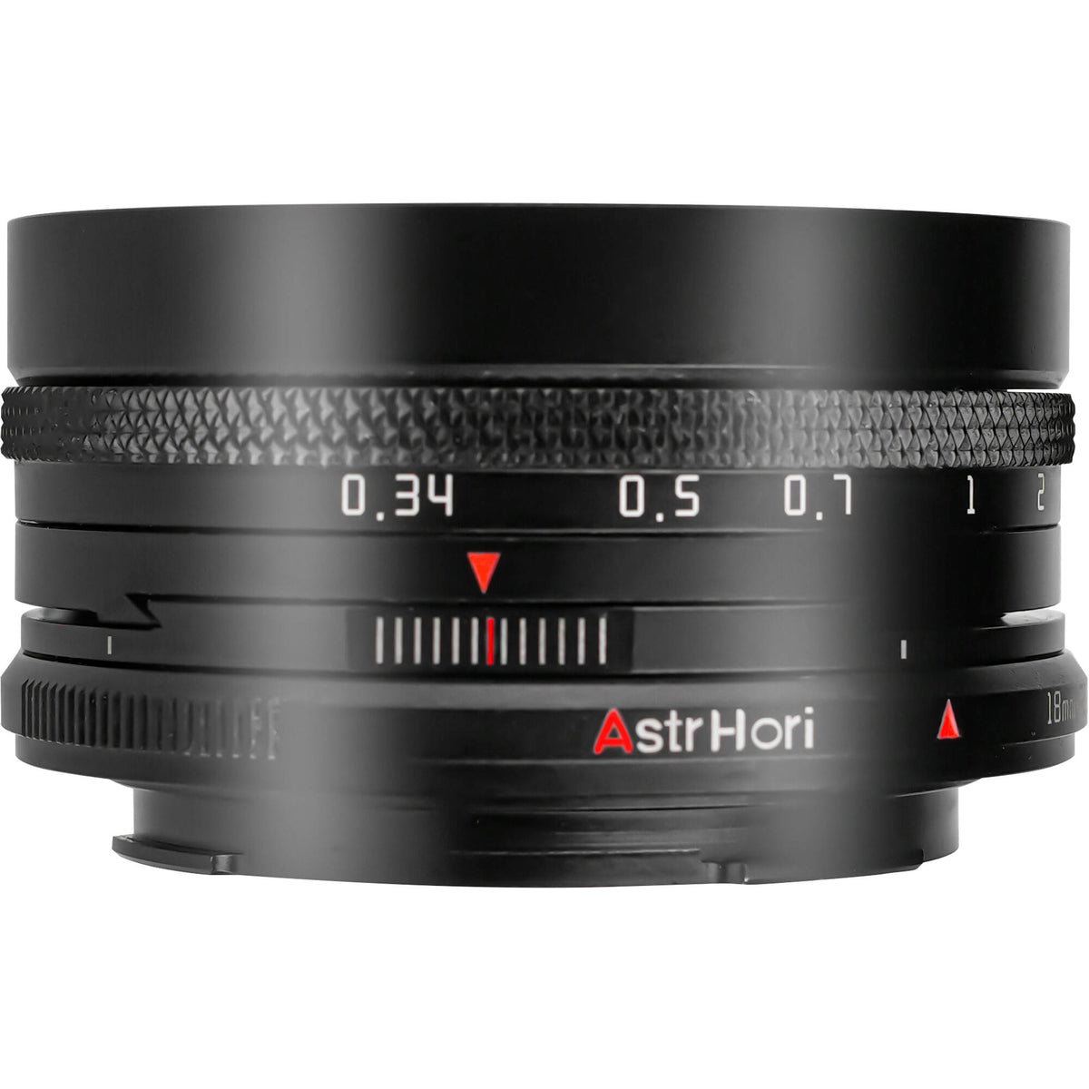 Lente AstrHori 18mm f/8 Shift (Negro) - vista frontal
