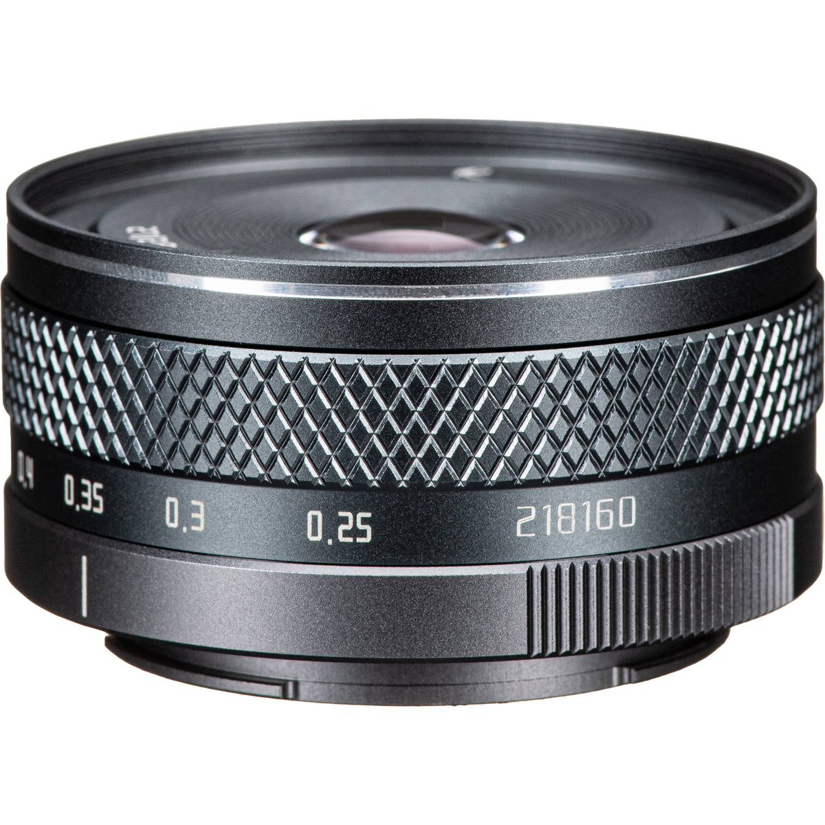 Lente AstrHori 27mm f/2.8 II (Gris) - vista lateral