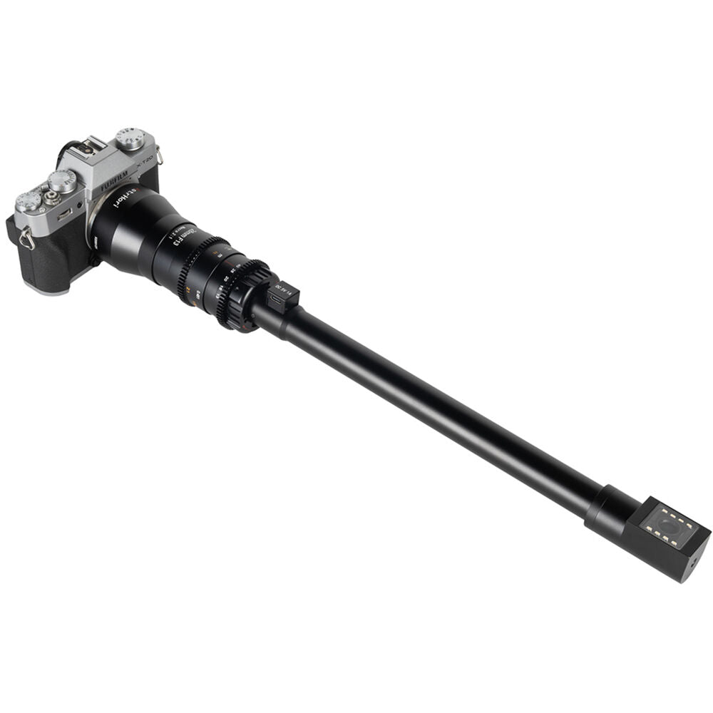 Lente AstrHori 28mm f/13 2x Macro Probe (Plateado) - vista lateral