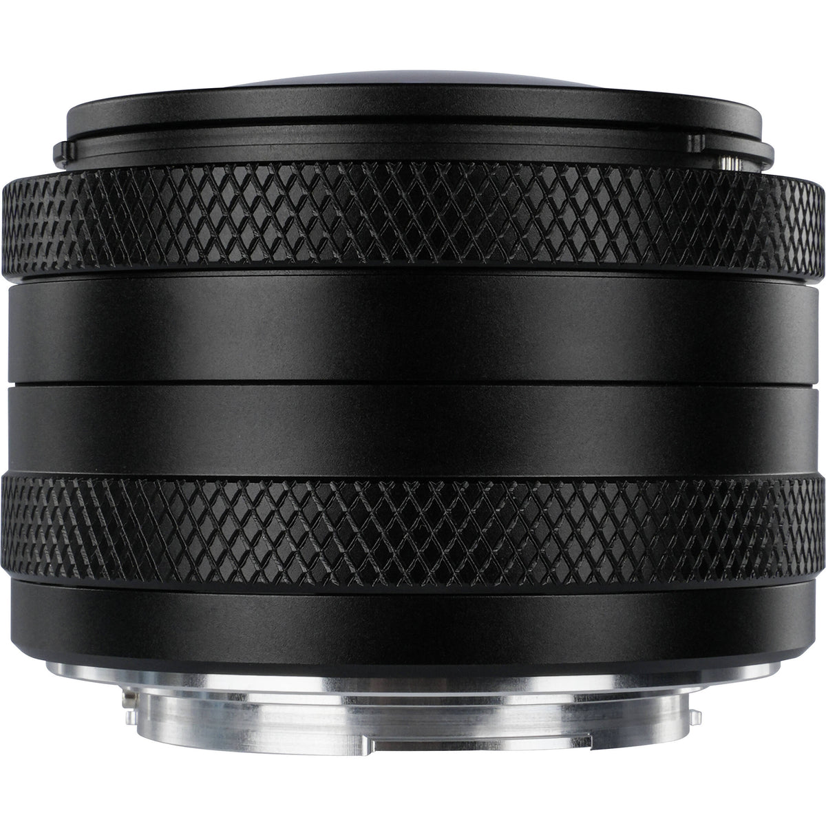 Lente AstrHori 6.5mm f/2 Fisheye - vista frontal