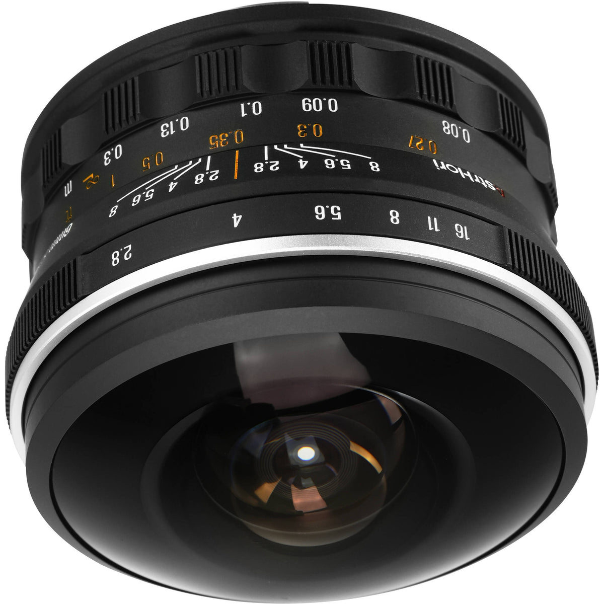 Lente AstrHori 6mm f/2.8 Fisheye - detalle