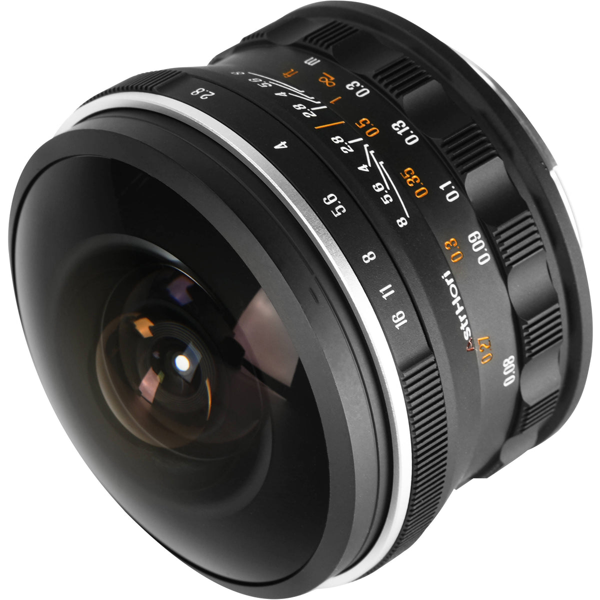 Lente AstrHori 6mm f/2.8 Fisheye - detalle