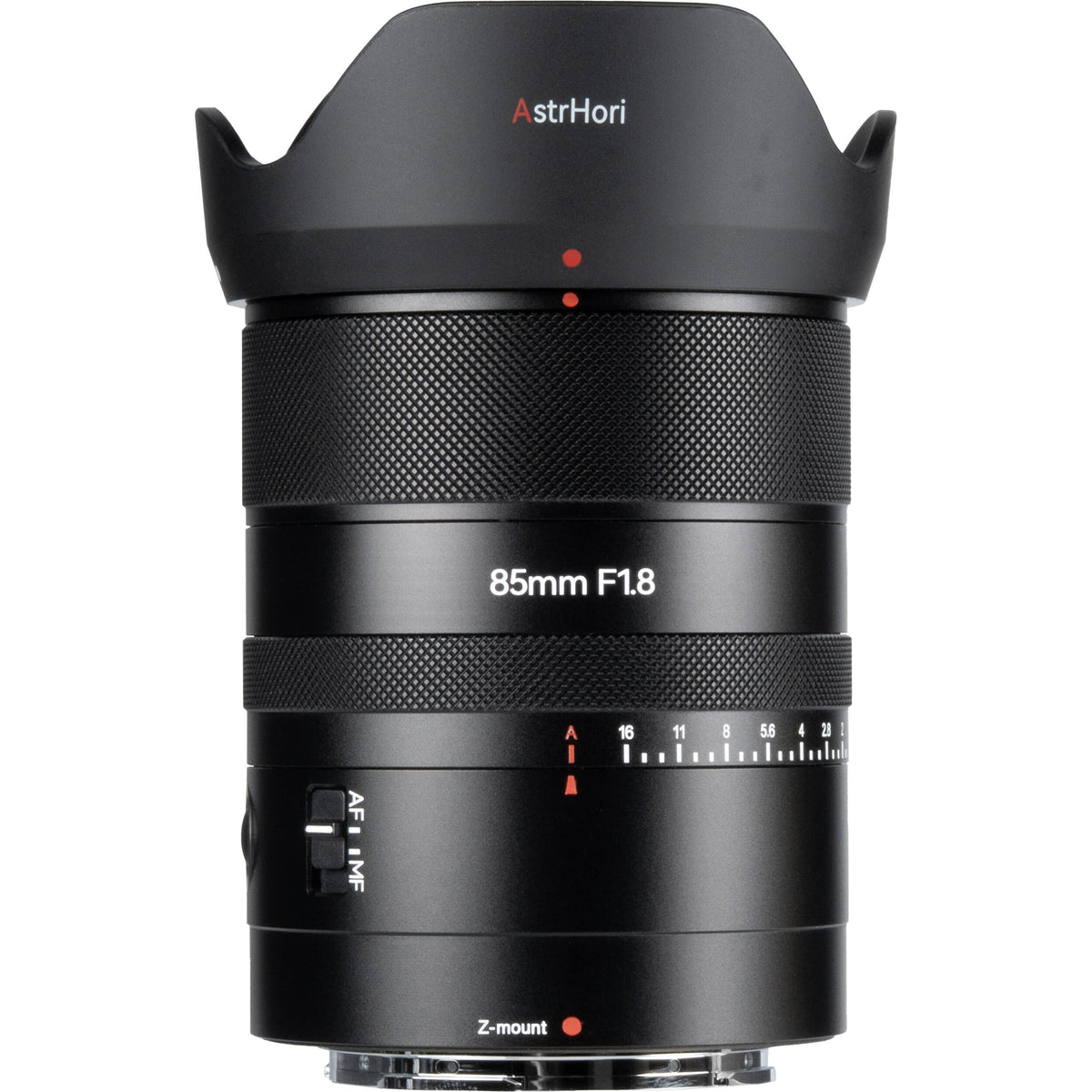 Lente AstrHori 85mm f/1.8 II Full Frame AF - vista trasera