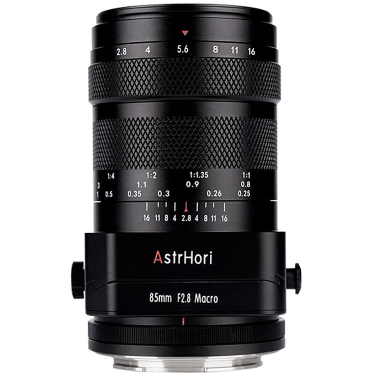Lente AstrHori 85mm f/2.8 Macro Tilt - vista trasera