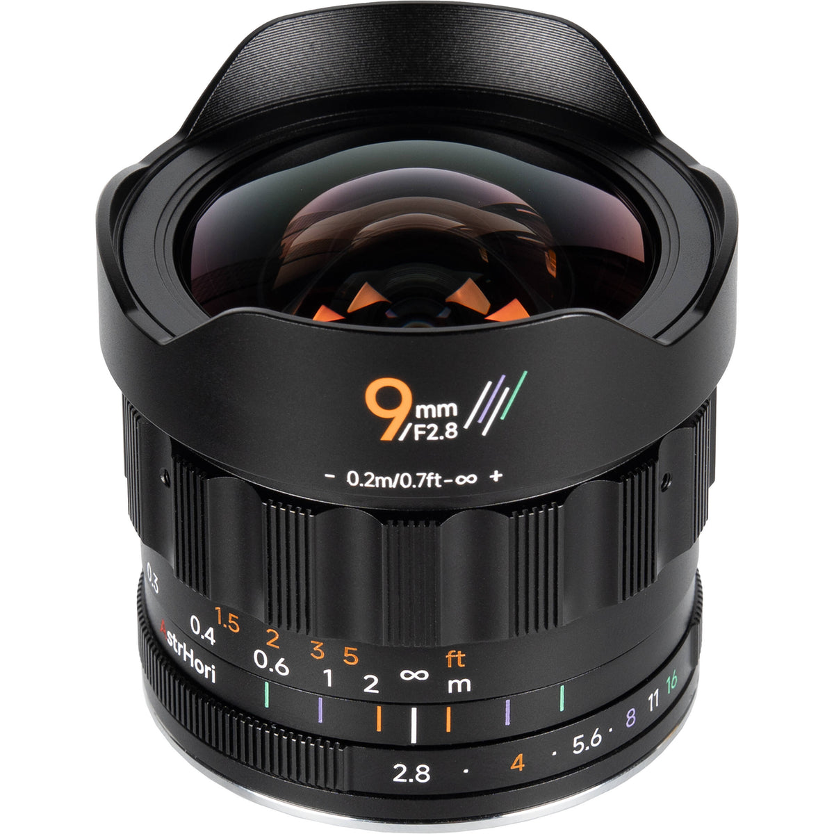 Lente AstrHori MF 9mm f/2.8 - vista principal