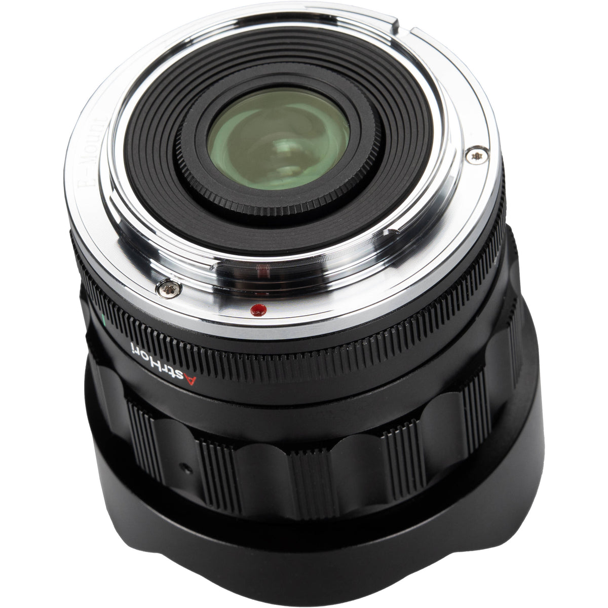 Lente AstrHori MF 9mm f/2.8 - vista frontal