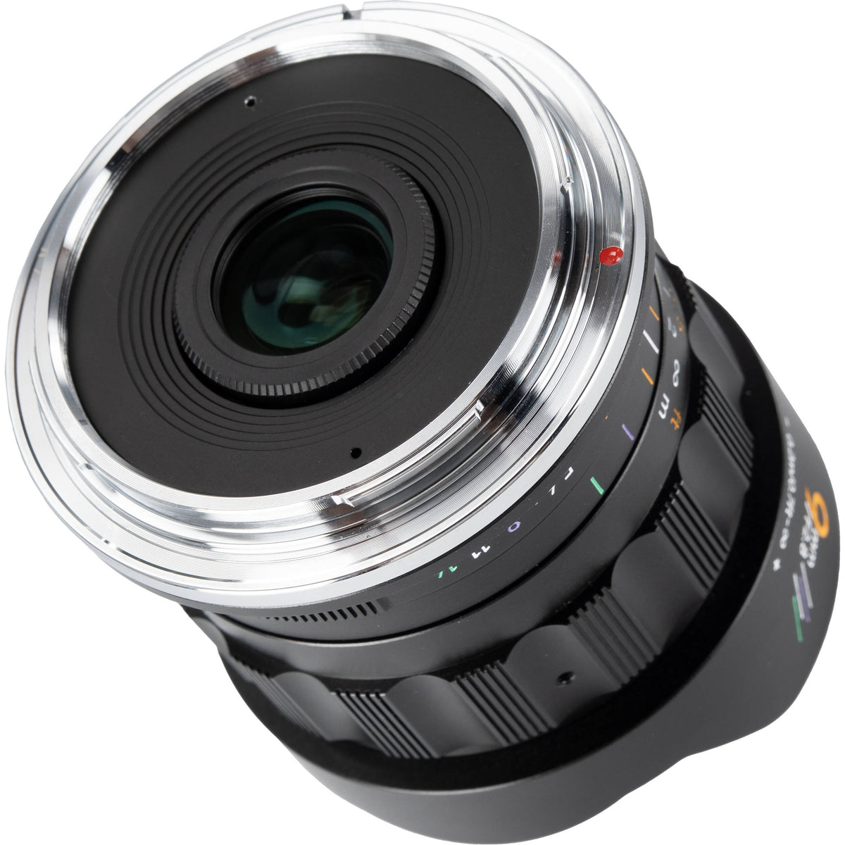 Lente AstrHori MF 9mm f/2.8 - vista frontal