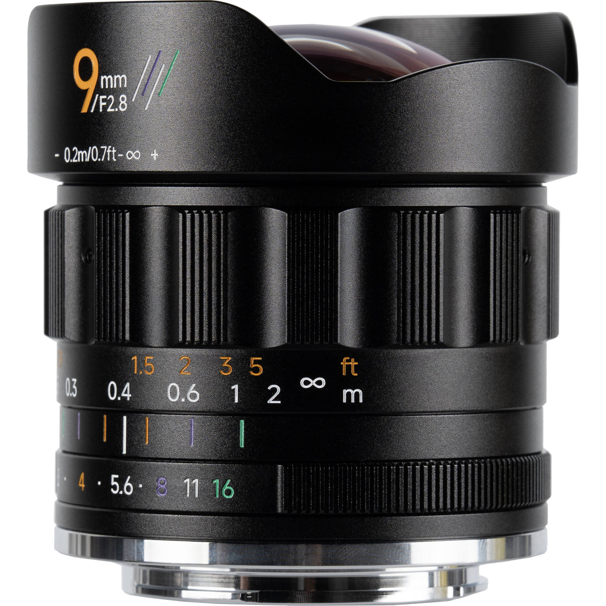Lente AstrHori MF 9mm f/2.8 - vista trasera
