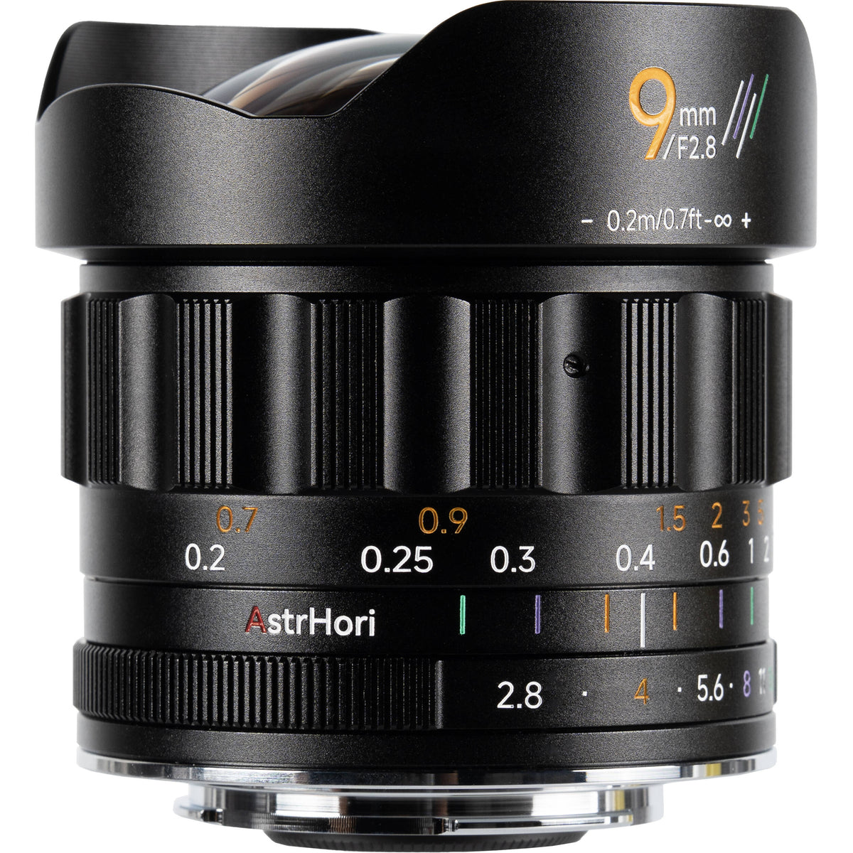 Lente AstrHori MF 9mm f/2.8 - vista trasera