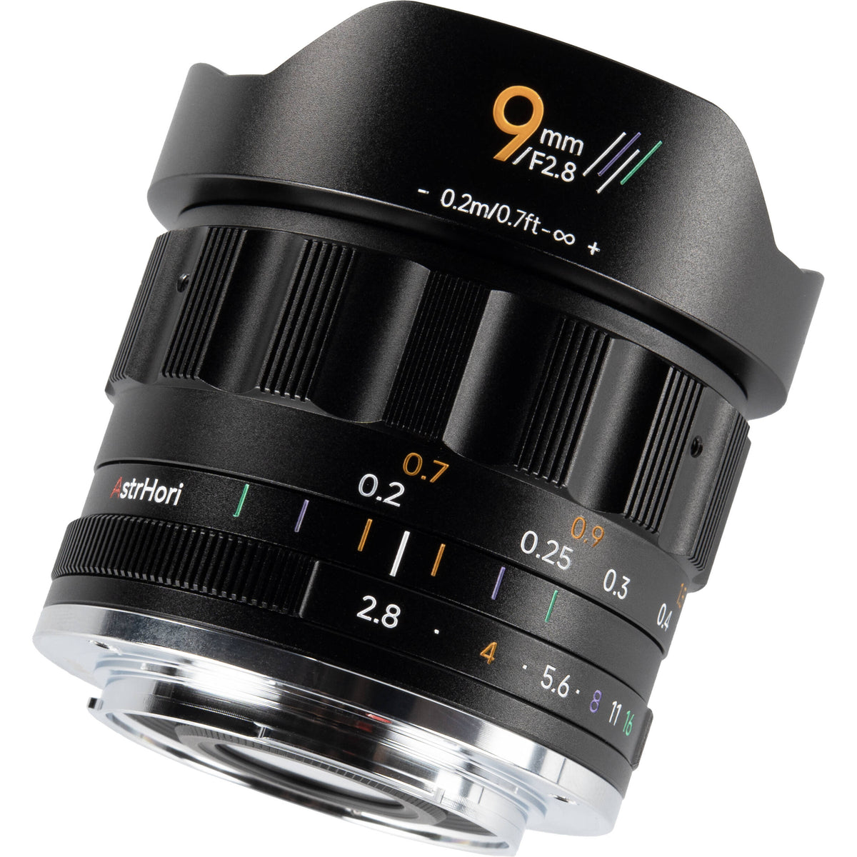 Lente AstrHori MF 9mm f/2.8 - detalle