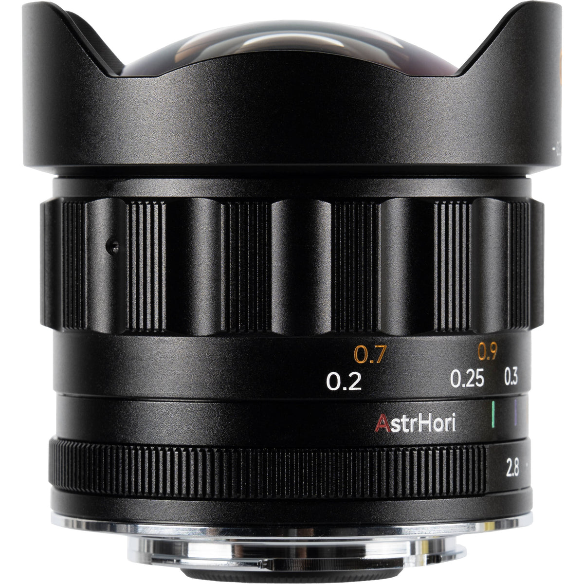 Lente AstrHori MF 9mm f/2.8 - contenido de la caja
