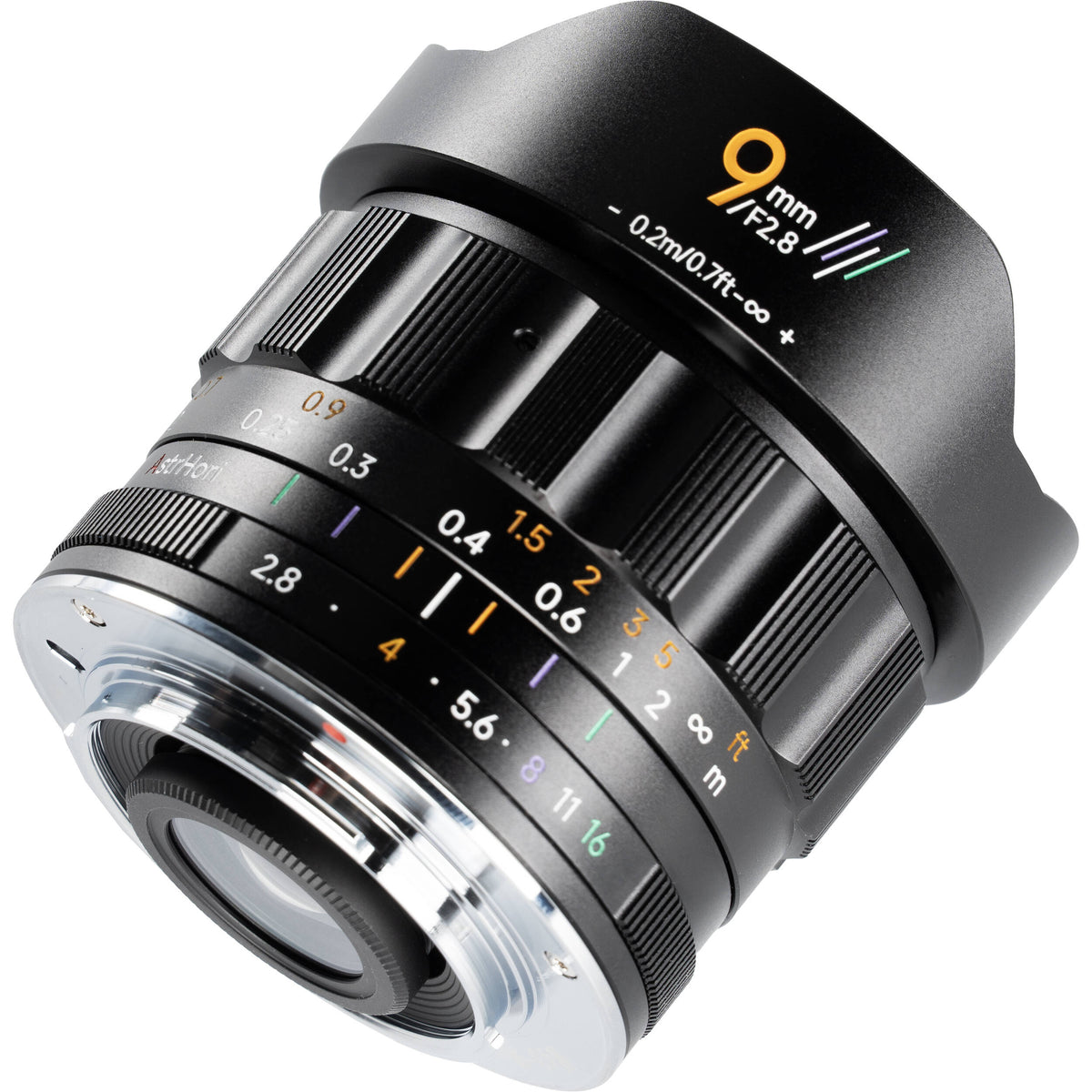Lente AstrHori MF 9mm f/2.8 - en uso