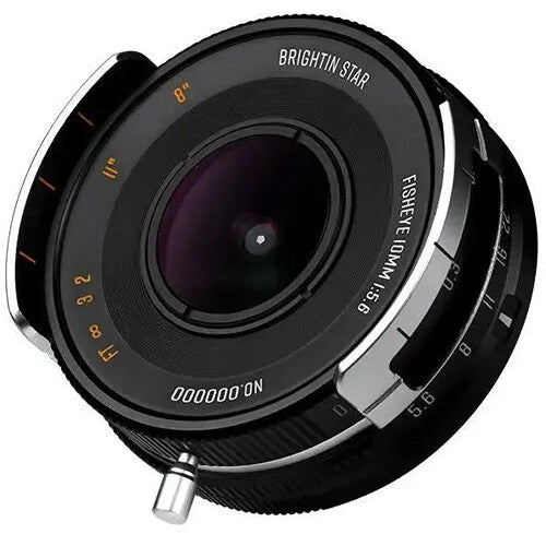 Lente Brightin Star 10mm f/5.6 Pro Fisheye (Negro) - vista trasera