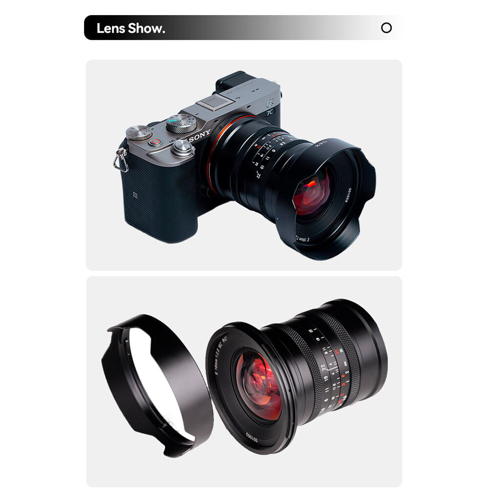Lente Brightin Star 16mm f/2.8 - puertos y conexiones