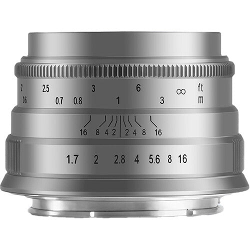 Lente Brightin Star 35mm f/1.7 (Plateado) - vista trasera