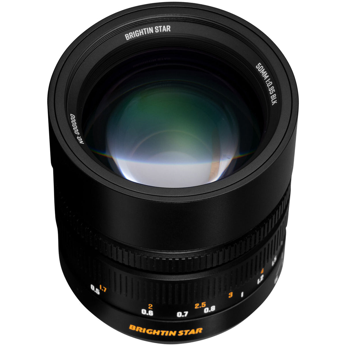 Lente Brightin Star 50mm f/0.95 II - vista frontal