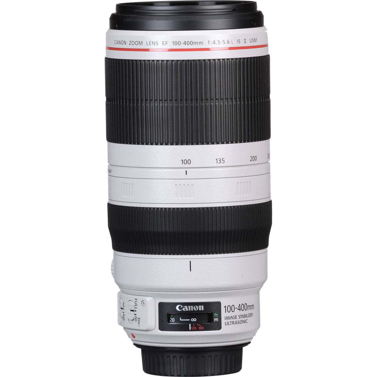 Lente Canon EF 100-400mm f/4.5-5.6L IS II USM - puertos y conexiones
