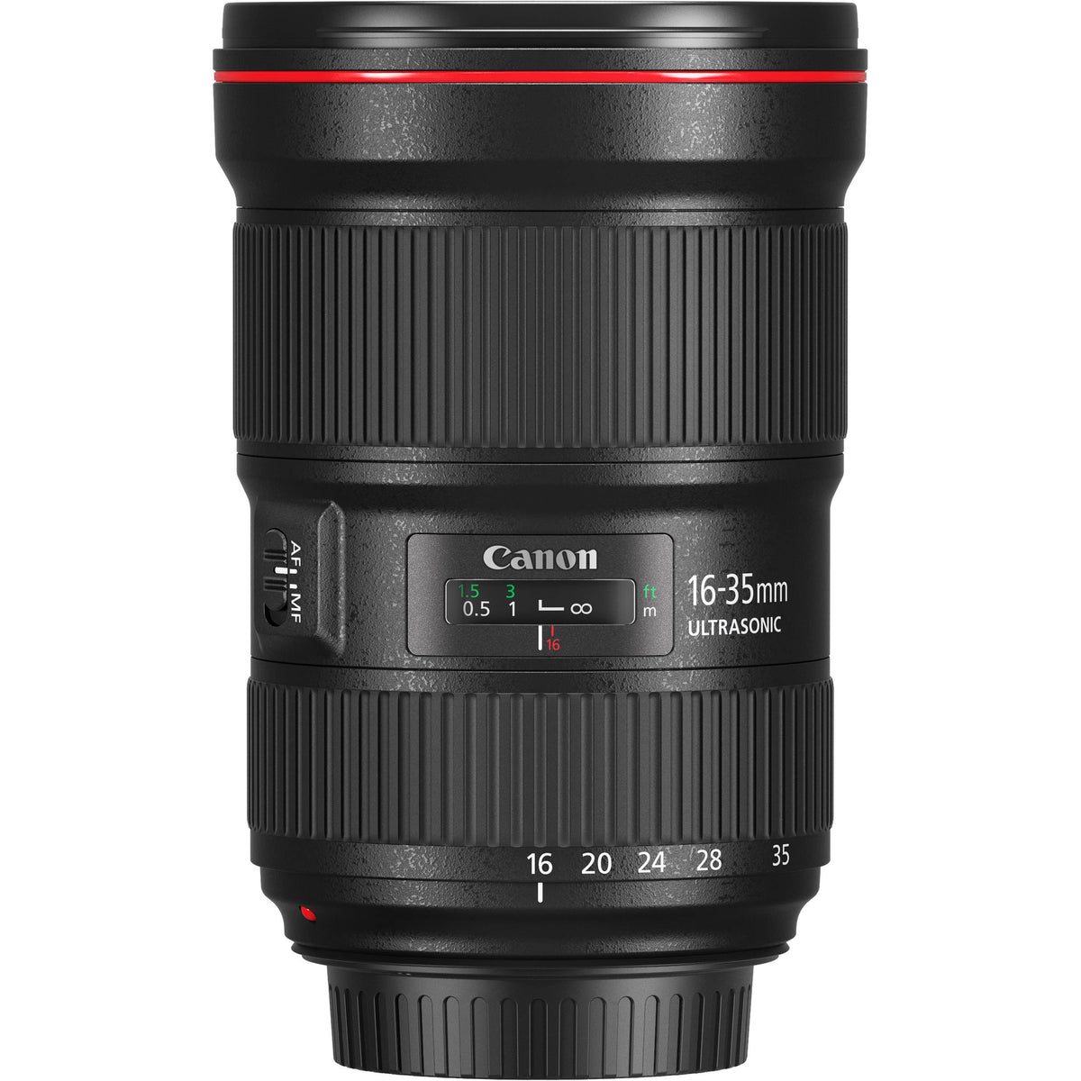 Lente Canon EF 16-35mm f/2.8L III USM - vista lateral