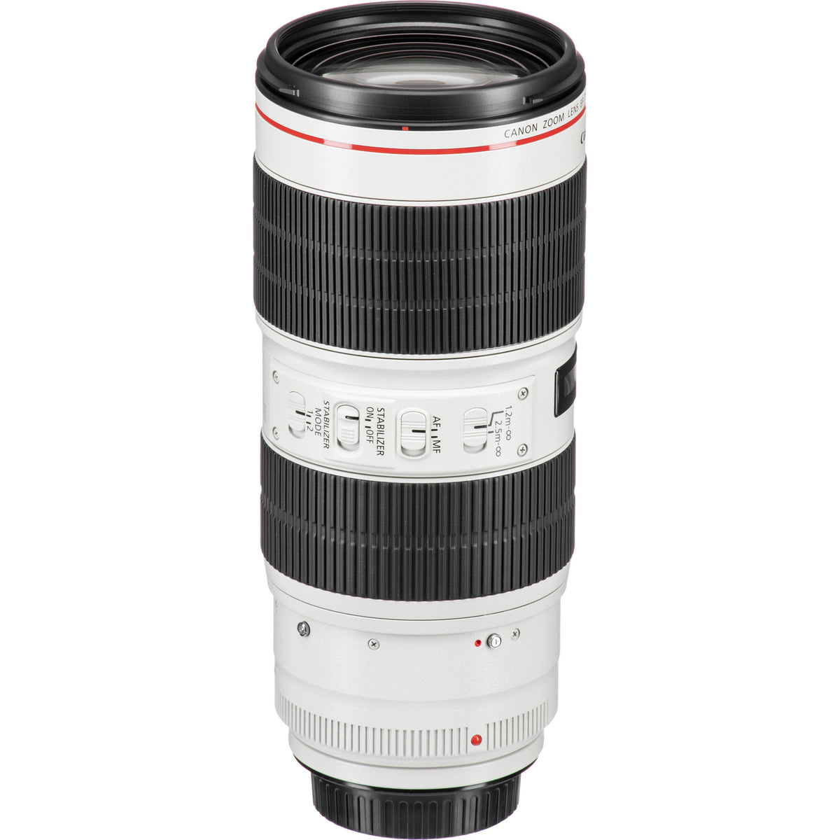 Lente Canon EF 70-200mm f/2.8L IS III USM - contenido de la caja