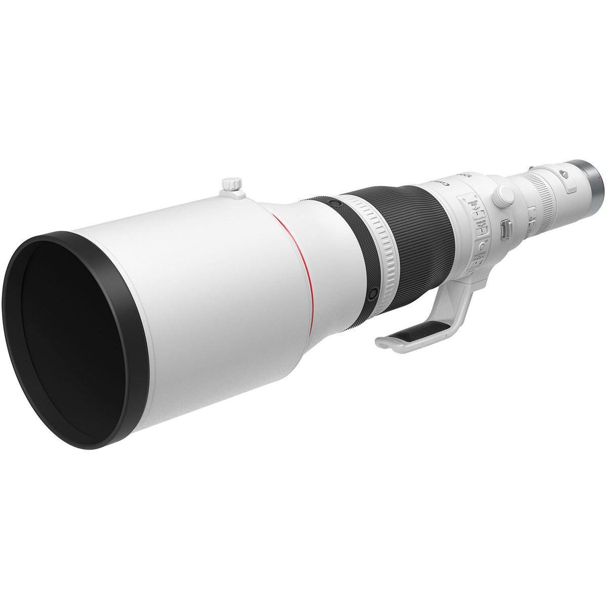 Lente Canon RF 1200mm f/8 L IS USM - vista lateral