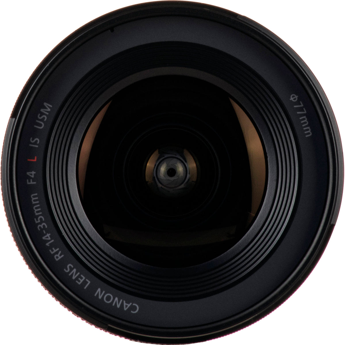 Lente Canon RF 14-35mm f/4 L IS USM - contenido de la caja