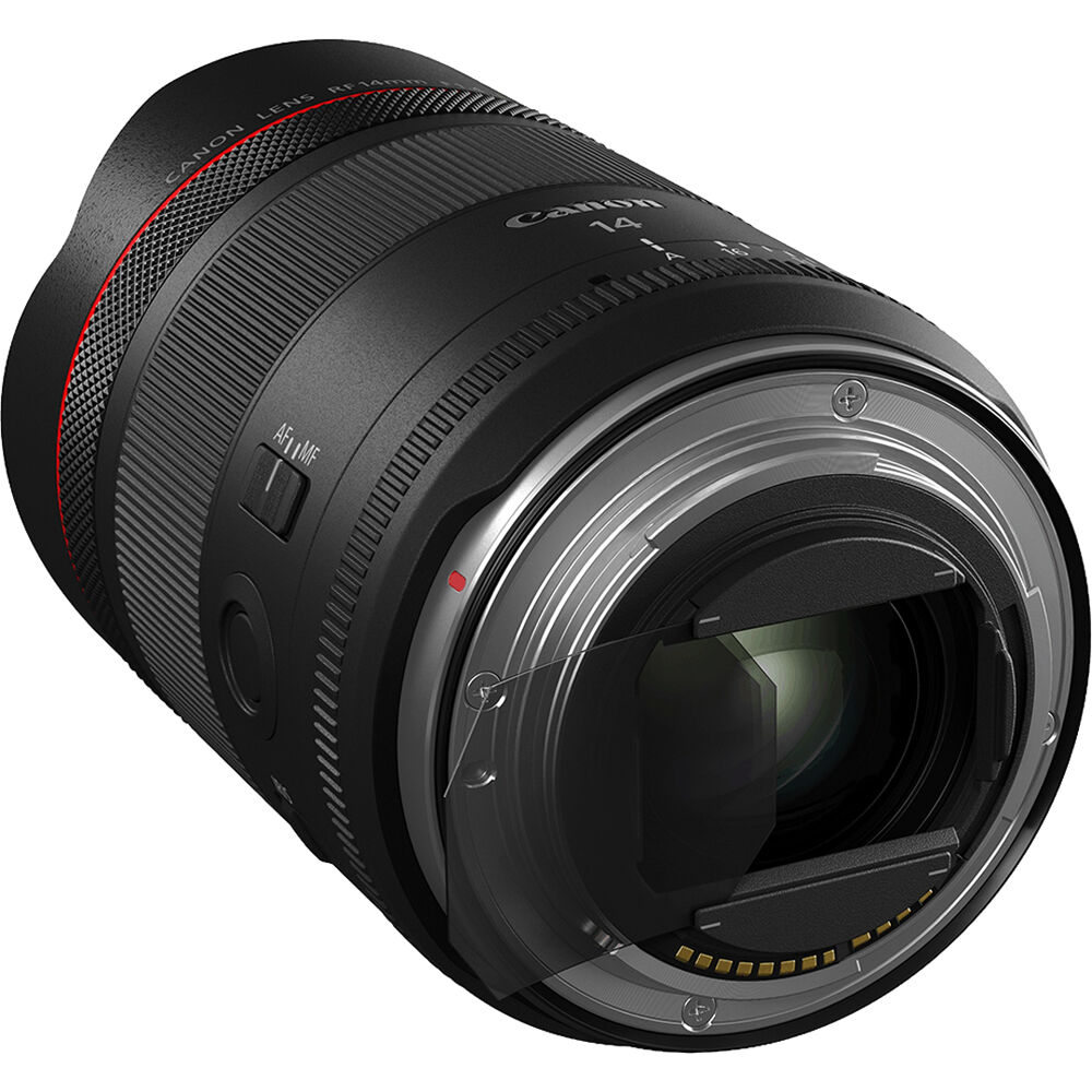 Lente Canon RF 14mm f/1.4 L VCM - puertos y conexiones