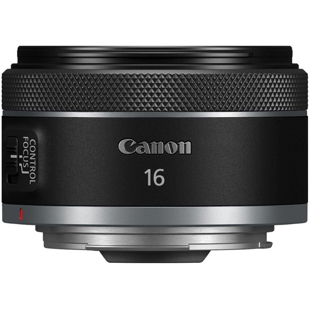 Lente Canon RF 16mm f/2.8 STM - vista frontal