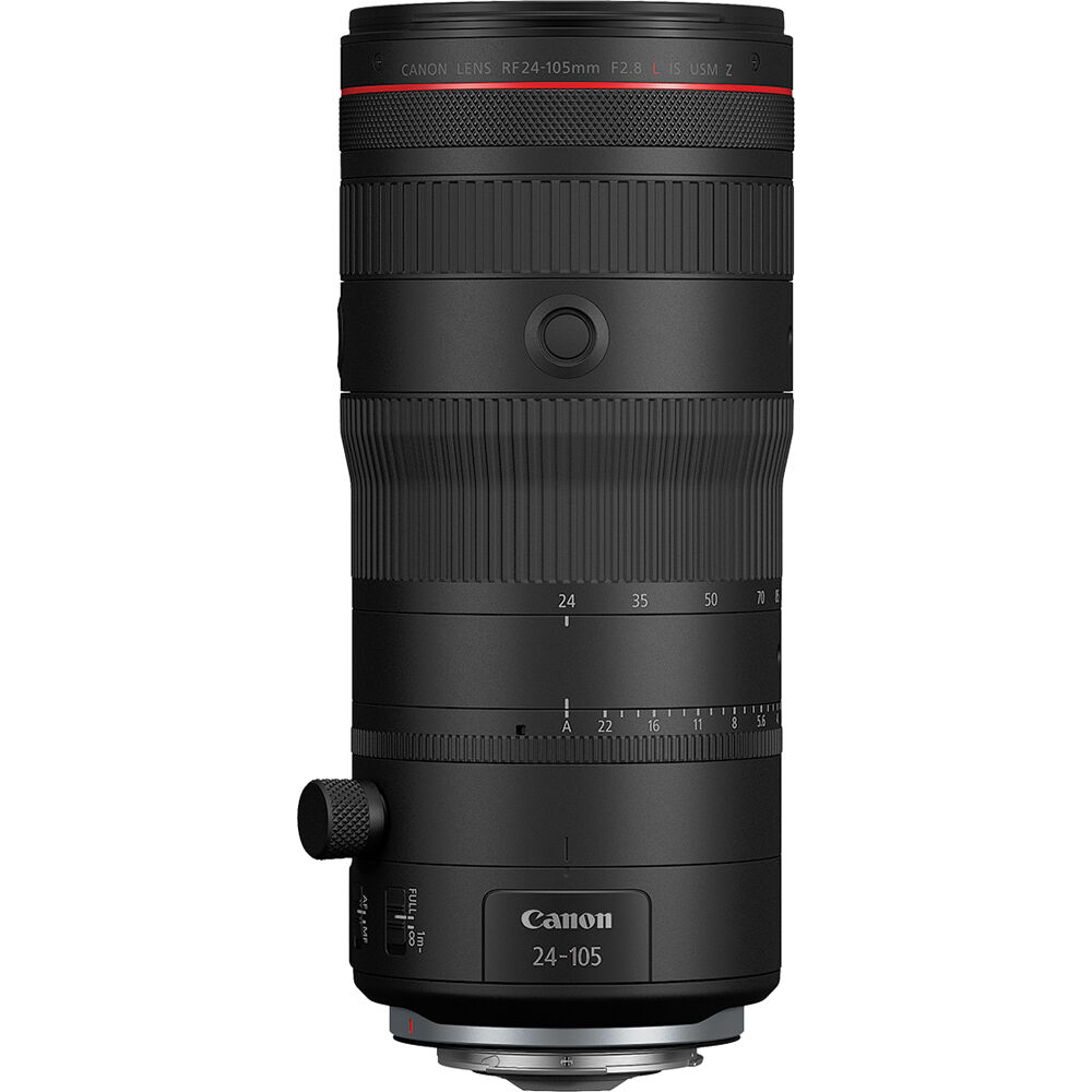 Lente Canon RF 24-105mm f/2.8 L IS USM Z - vista frontal