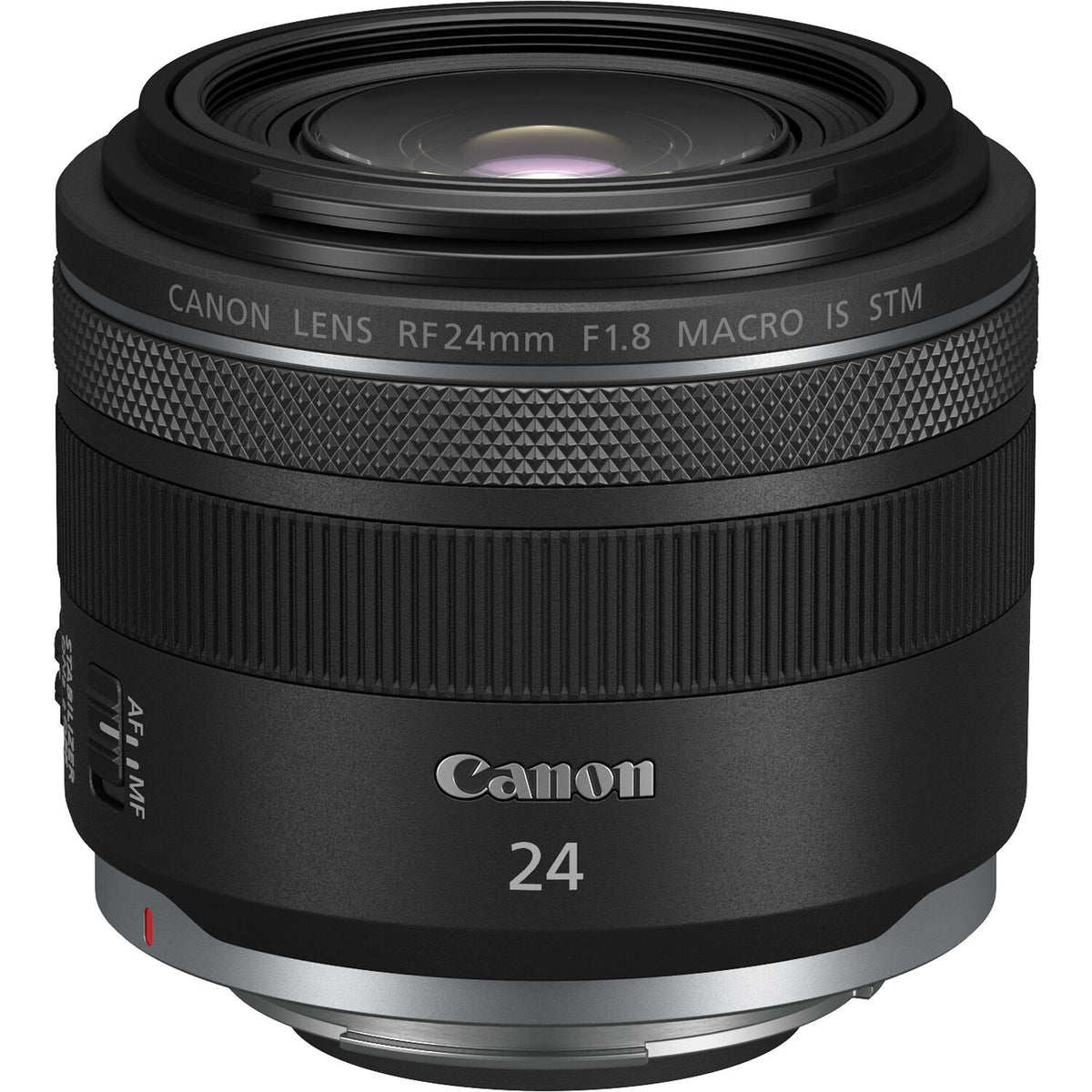 Lente Canon RF 24mm f/1.8 Macro IS STM - vista principal