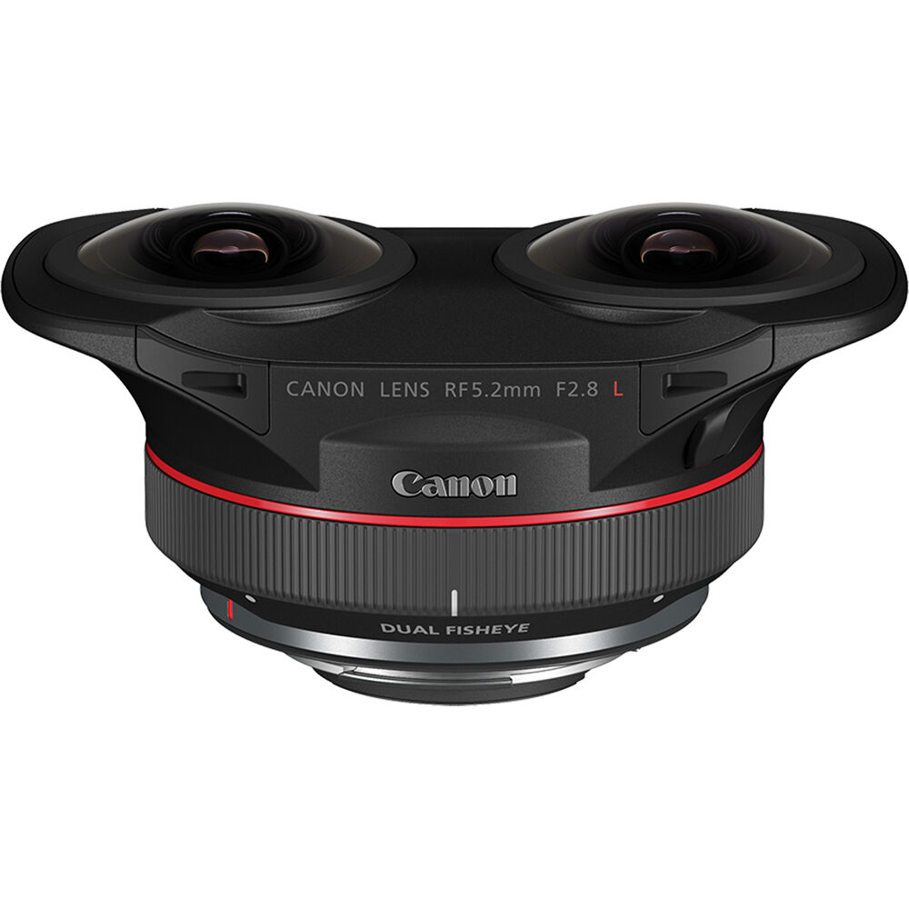 Lente Canon RF 5.2mm f/2.8 L Dual Fisheye 3D VR - vista principal