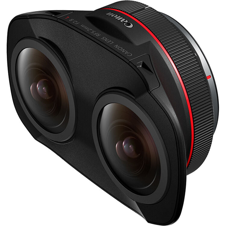 Lente Canon RF 5.2mm f/2.8 L Dual Fisheye 3D VR - vista frontal