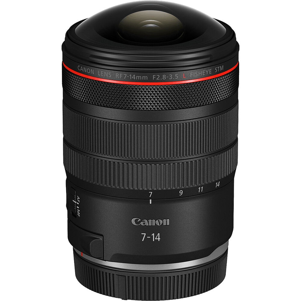 Lente Canon RF 7-14mm f/2.8-3.5 L Fisheye STM - vista principal