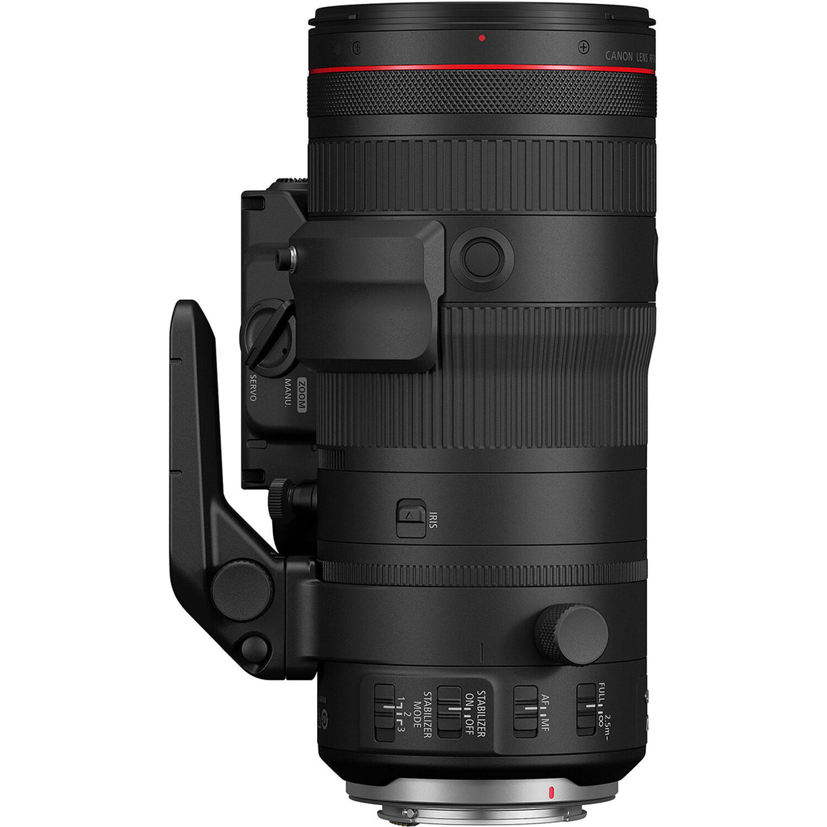 Lente Canon RF 70-200mm f/2.8 L IS USM Z (Negro) - vista lateral
