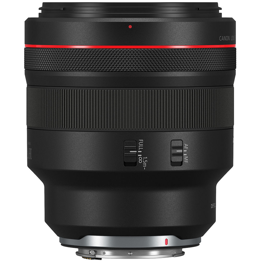 Lente Canon RF 85mm f/1.2 L USM DS - vista trasera