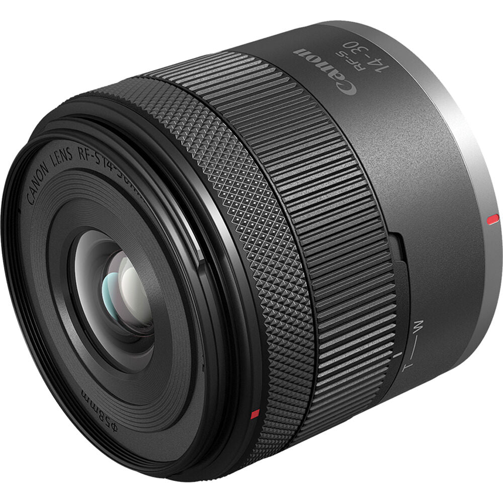 Lente Canon RF-S 14-30mm f/4-6.3 IS STM PZ - vista lateral