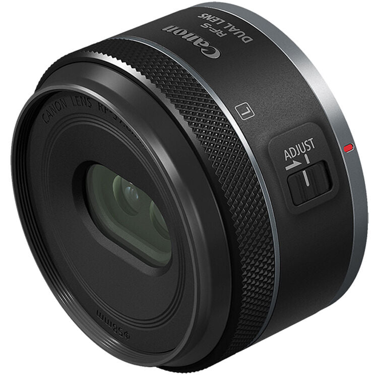 Lente Canon RF-S 7.8mm f/4 STM Dual - vista frontal