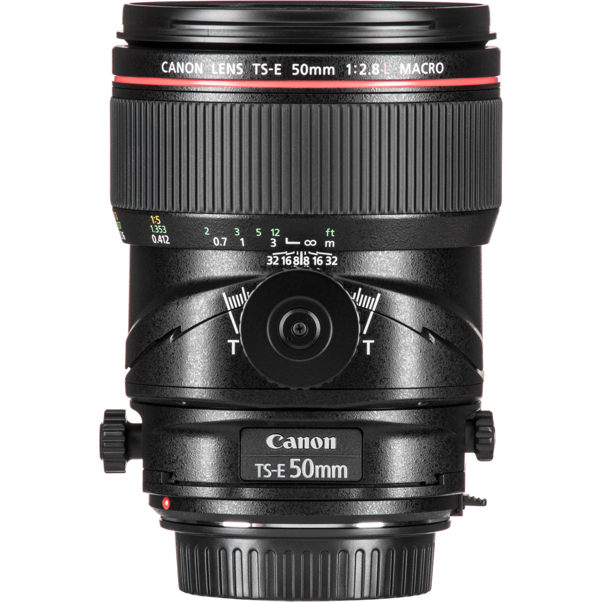 Lente Canon TS-E 50mm f/2.8L Macro Tilt-Shift - contenido de la caja