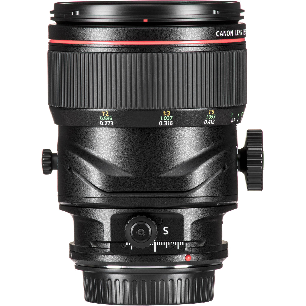 Lente Canon TS-E 50mm f/2.8L Macro Tilt-Shift - en uso