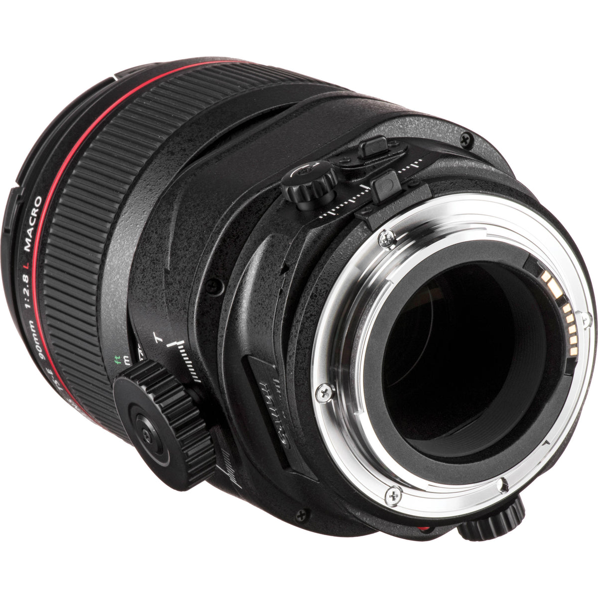 Lente Canon TS-E 90mm f/2.8L Macro Tilt-Shift - vista frontal