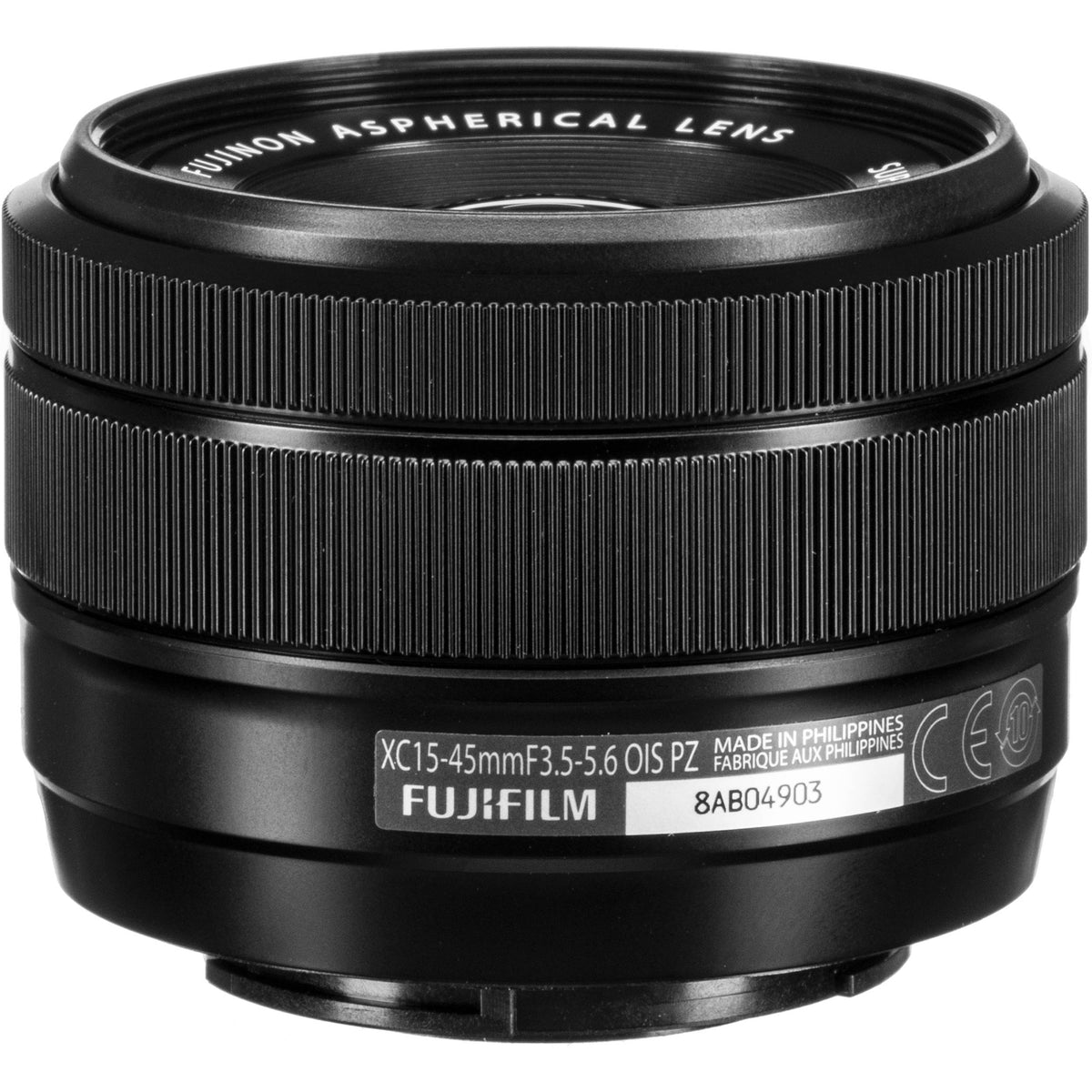 Lente Fujifilm XC 15-45mm f/3.5-5.6 OIS PZ (Negro) - vista trasera