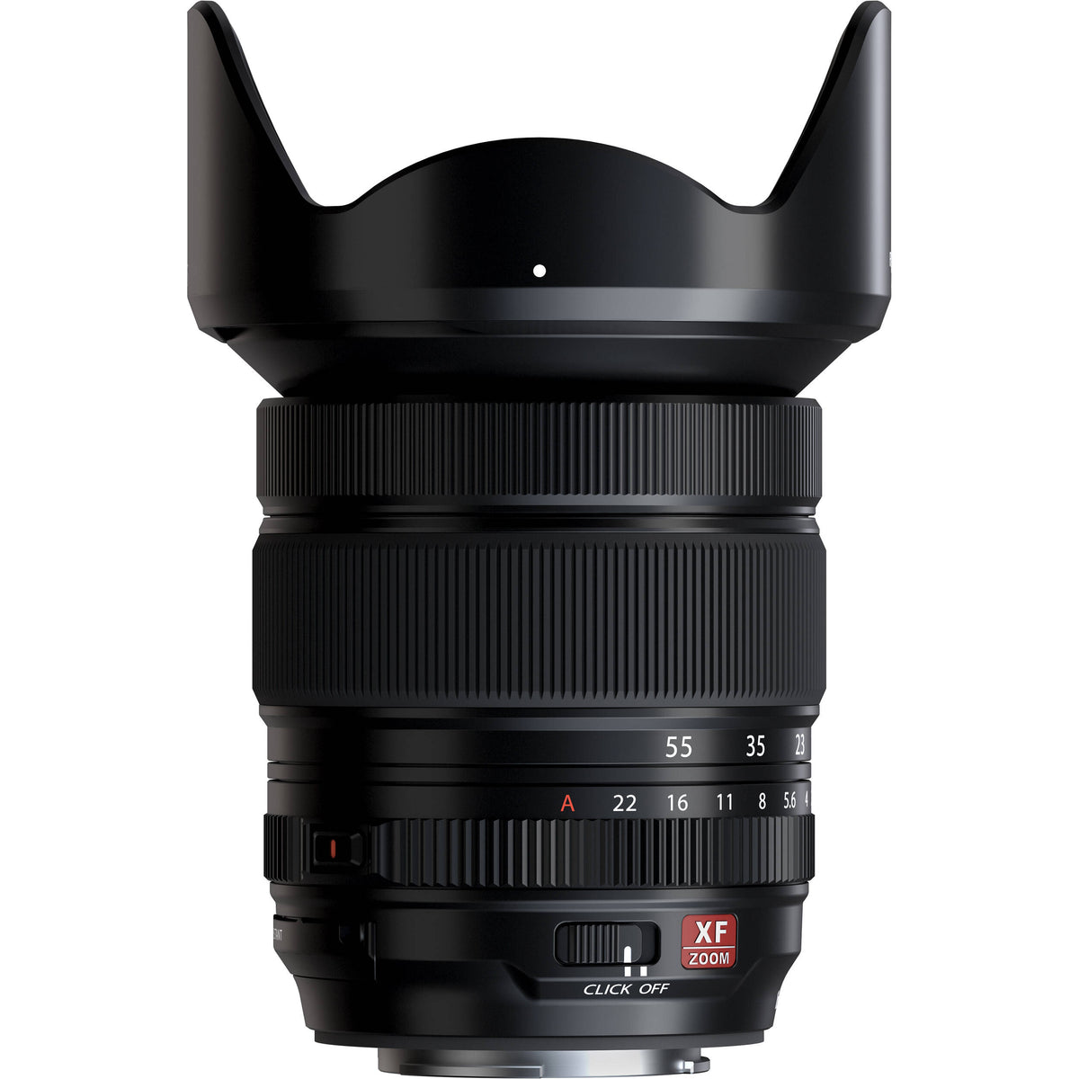 Lente Fujifilm XF 16-55mm f/2.8 R LM WR II - vista lateral